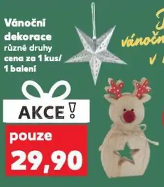 Kaufland Vánoční dekorace nabídka