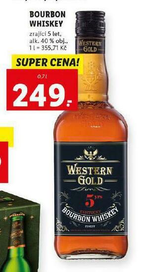 Lidl Bourbon whiskey nabídka