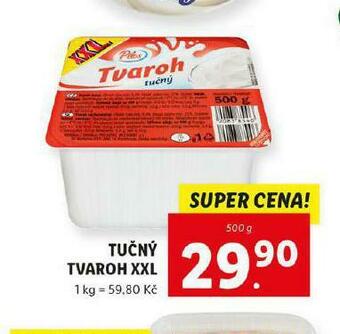 Lidl Tučný tvaroh xxl nabídka