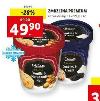 Lidl Zmrzlina premium nabídka