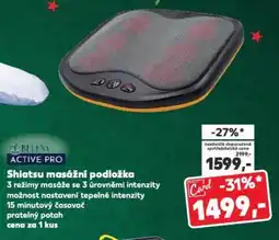 Kaufland Shiatsu masážní podložka nabídka