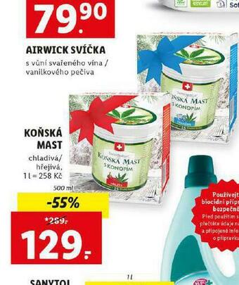 Lidl Koňská mast nabídka