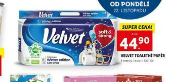 Lidl Velvet toaletní papír nabídka
