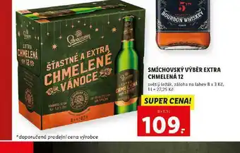 Lidl Smíchovský výběr extra chmelená 12 nabídka