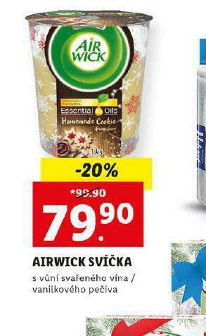 Lidl Airwick svíčka nabídka