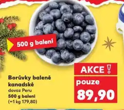 Kaufland Borůvky balené kanadské nabídka