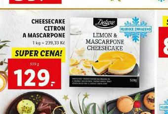 Lidl Cheesecake citron a mascarpone nabídka
