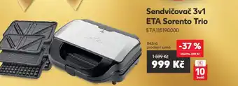 Kaufland Sendvičovač 3v1 ETA Sorento Trio nabídka