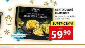 Lidl Gratinované brambory nabídka