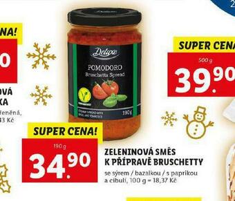 Lidl Zeleninová směs k přípravě bruschetty nabídka