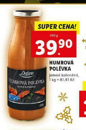 Lidl Humrová polévka nabídka