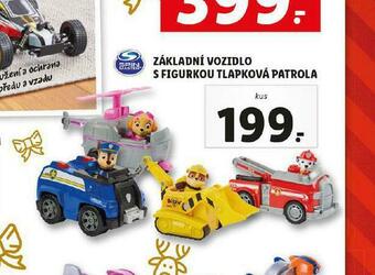 Lidl Základní vozidlo s figurkou tlapková patrola nabídka