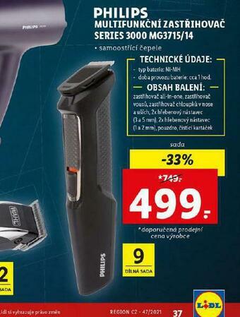 Lidl Multifunkční zastřihovač philips nabídka