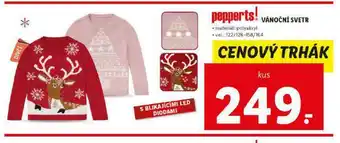 Lidl Dětský vánoční svetr nabídka