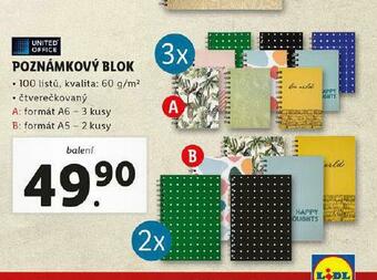 Lidl Poznámkový blok nabídka