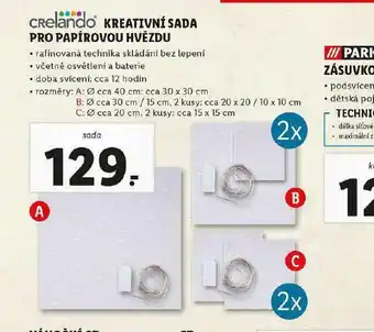 Lidl Kreativní sada pro papírovou hvězdou nabídka