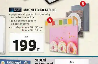 Lidl Magetická tabule nabídka