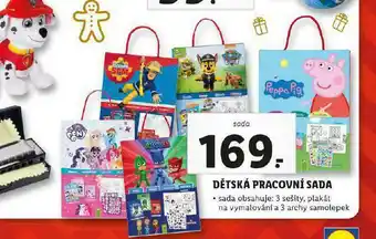 Lidl Dětská pracovní sada nabídka