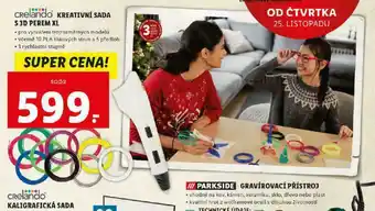 Lidl Kreativní sada s 3d prem xl nabídka