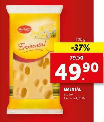 Lidl Ementál nabídka