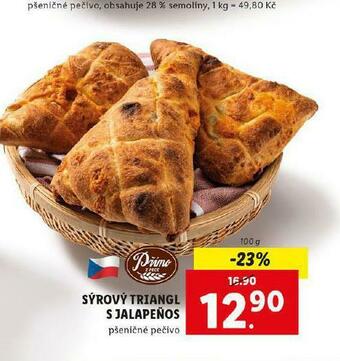 Lidl Sýrový triangl s jalapenos nabídka