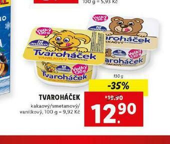 Lidl Tvaroháček nabídka