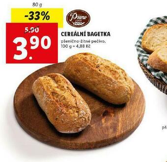 Lidl Cereální bagetka nabídka