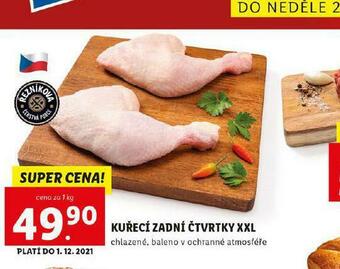 Lidl Kuřecí zadní čtvrtky xxl nabídka