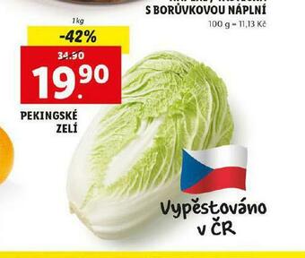 Lidl Zelí pekingské nabídka
