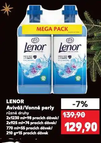 Kaufland Lenor vonné perly nabídka