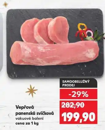 Kaufland Vepřová panenská svíčková nabídka