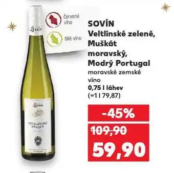 Kaufland Sovín modrý portugal nabídka