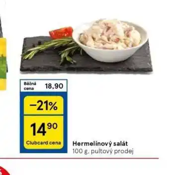 Tesco Hermelínový salát nabídka