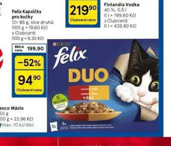 Tesco Felix kapsičky pro kočky nabídka