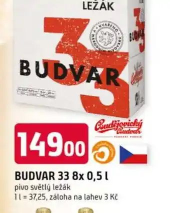 Trefa BUDVAR 33 nabídka