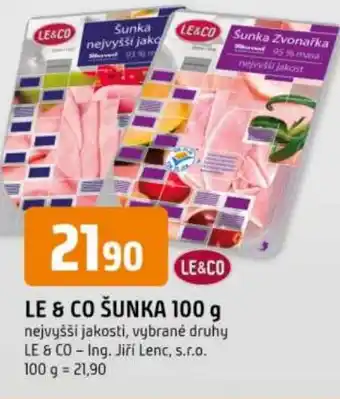 Trefa LE & CO Šunka nabídka