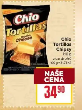 Billa CHIO Tortillas Chipsy nabídka