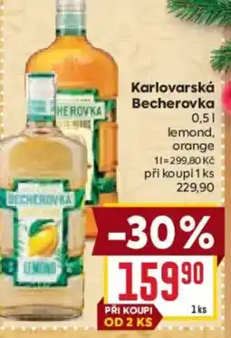 Billa Karlovarská Becherovka nabídka