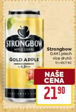 Billa STRONGBOW nabídka