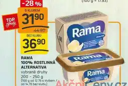 Flop RAMA 100% ROSTLINNÁ ALTERNATIVA vybrané druhy 200 - 250 g nabídka