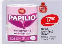 Flop PAPILIO KUCHYŇSKÉ UTĚRKY 2 role, 2-vrstvé nabídka