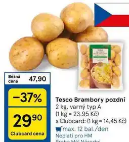 Tesco Tesco Brambory pozdní, 2 kg, varný typ A nabídka