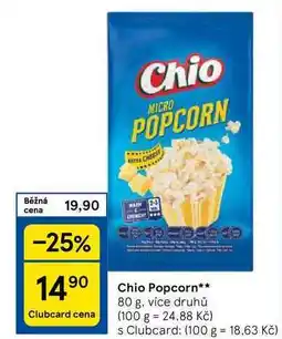 Tesco Chio popcorn, 80 g nabídka