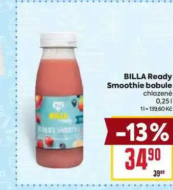 Billa BILLA Ready Smoothie bobule chlazené 0,25l nabídka