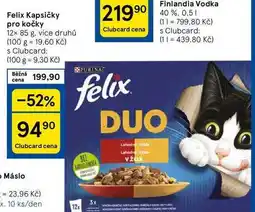 Tesco Felix Kapsičky pro kočky, 12× 85 g, více druhů nabídka