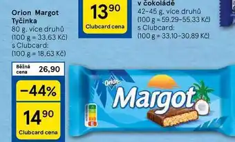 Tesco Orion Margot Tyčinka, 80 g, více druhů nabídka