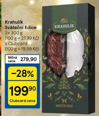 Tesco Krahulík Sváteční Edice, 2x 300 g nabídka