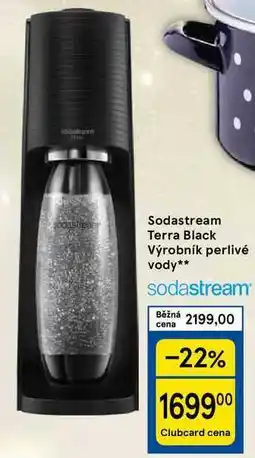 Tesco Sodastream Terra Black Výrobník perlivé vody nabídka