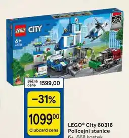 Tesco LEGO City 60316 Policejní stanice 6+, 668 kostek nabídka