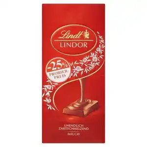 Albert Lindt Lindor 100g, vybrané druhy nabídka